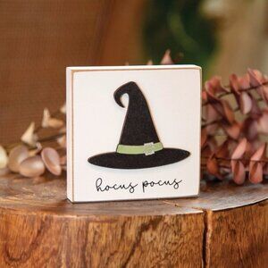 THIS IS HALLOWEEN!!!! ($6) Hocus Pocus Witch Hat Block